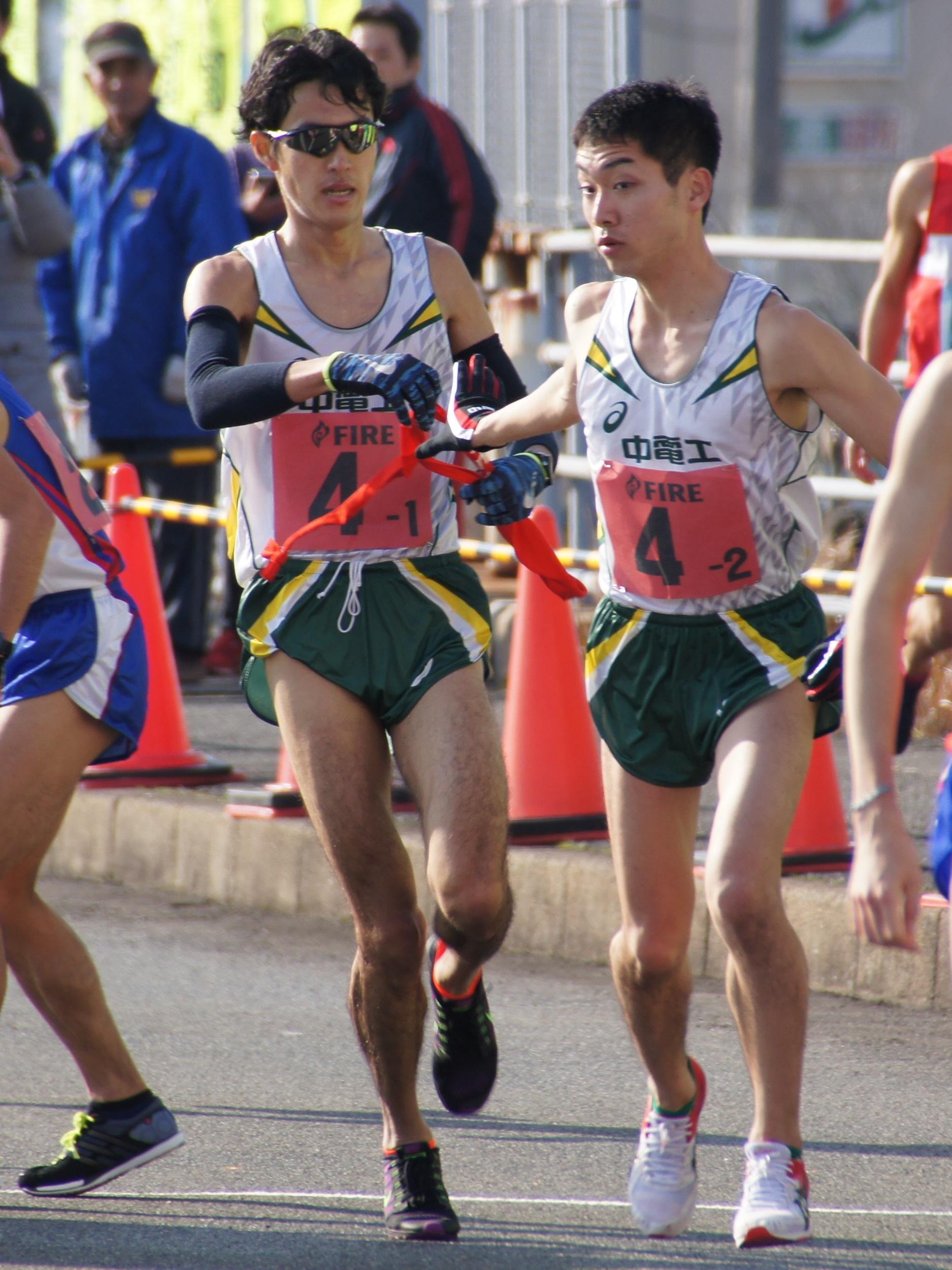 相葉選手（左）、松尾選手
