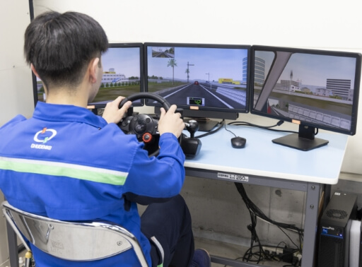 運転シミュレーター体験（セーフティーナビ）